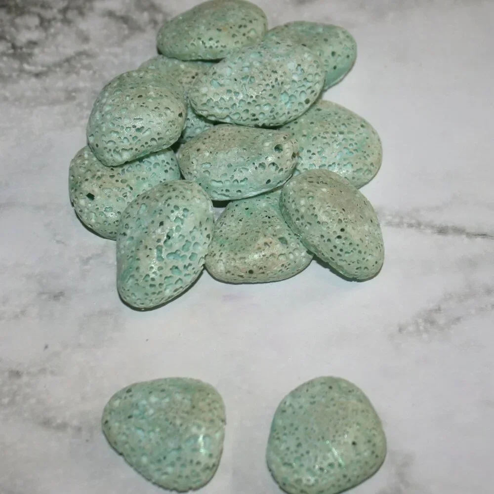 HAND CRAFTED 2 Clary Sage Aroma Stones Aromatherapy Essential Oil Diffuser Pair